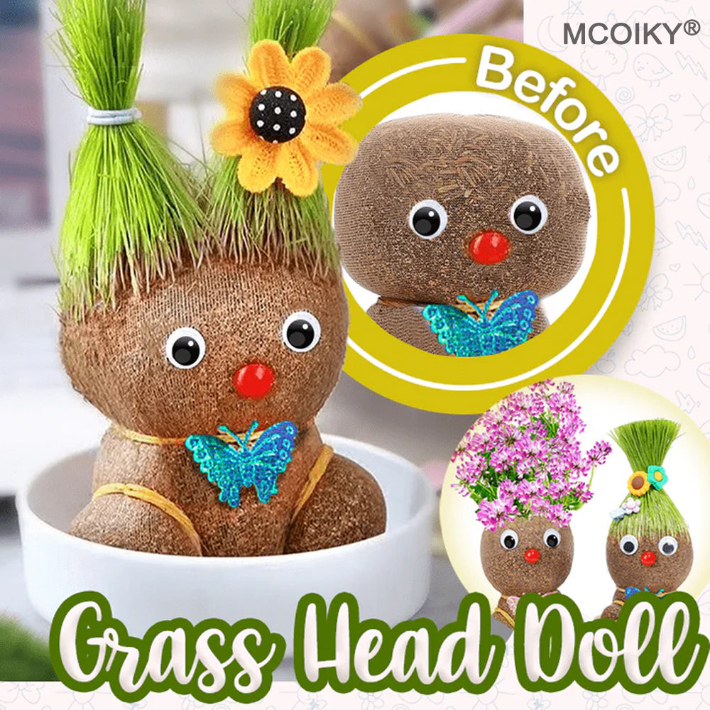 MCOIKY® Grass Head Doll